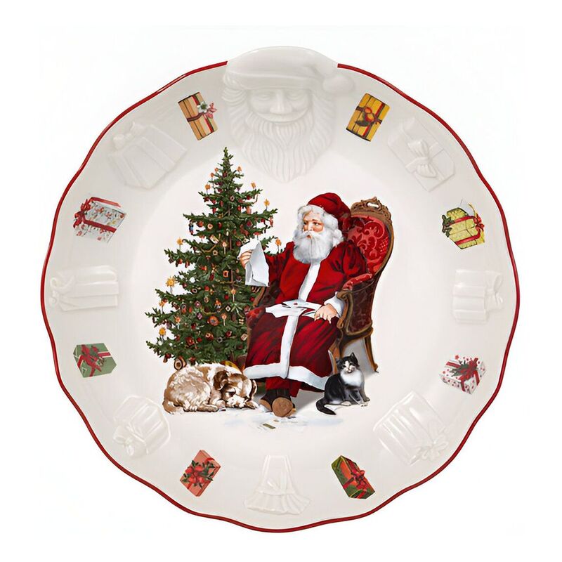 Villeroy & Boch Bowl with Santa Relief - Wish List (25 cm)