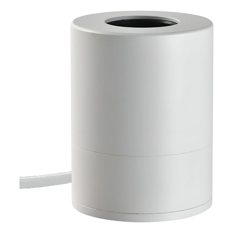 Message In The Bulb - Pop Table Lamp Base - White With White Cable Message In The Bulb - Pop Table Lamp Base - White With White Cable