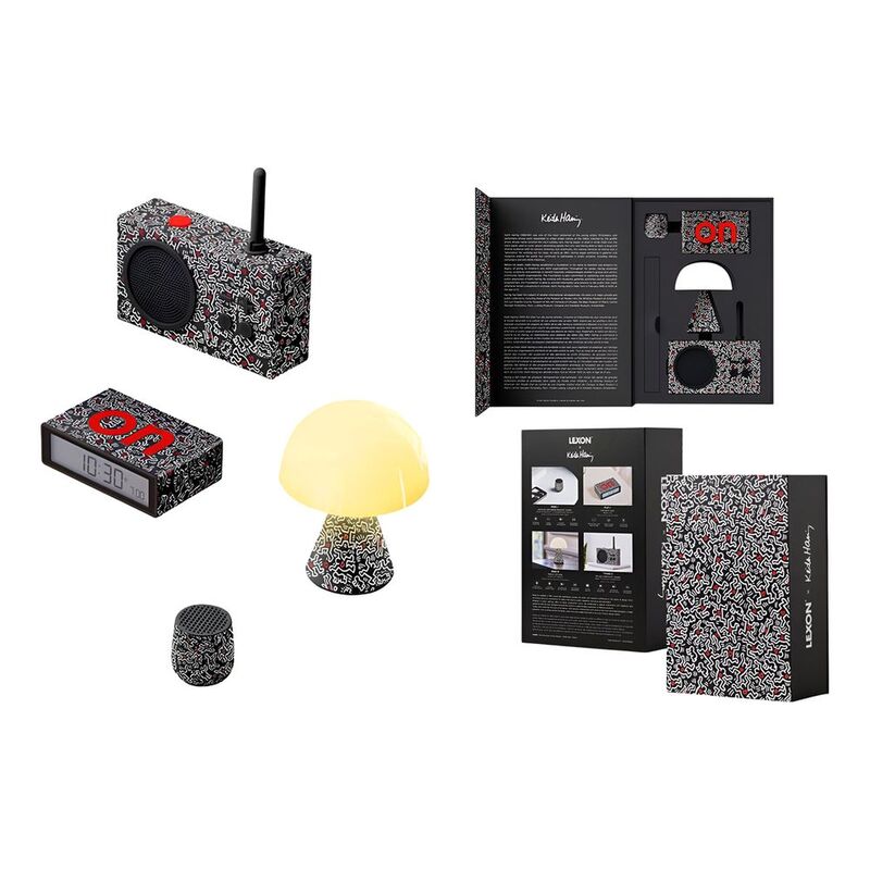 Lexon Gift Set - Lexon Keith Haring Love Black (Mina M / Flip+ / Tykho 3)