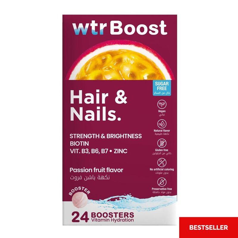 WTR Boost Hydration Tablets - Hair & Nails (24 Tablets) WTR Boost Hydration Tablets - Hair & Nails (24 Tablets)