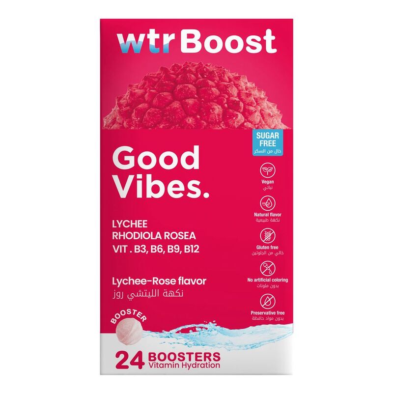 WTR Boost Hydration Tablets - Good Vibes (24 Tablets) WTR Boost Hydration Tablets - Good Vibes (24 Tablets)