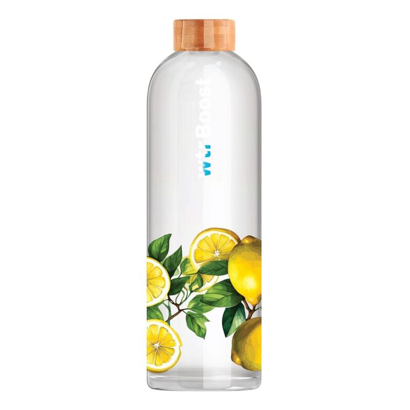 WTR Boost Amalfi - Borosilicate Glass Bottle 600ml WTR Boost Amalfi - Borosilicate Glass Bottle 600ml