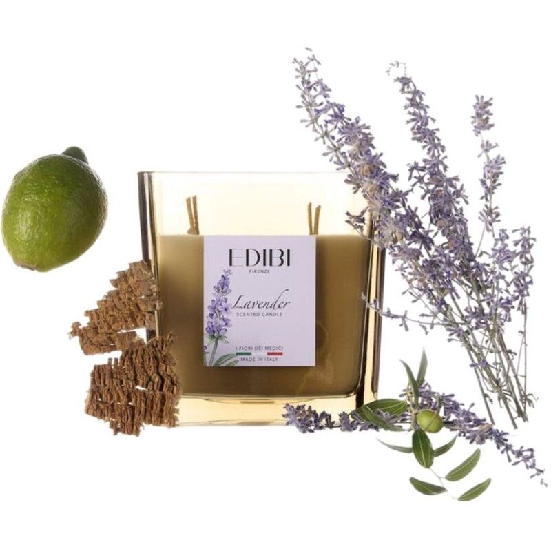 Edibi Firenze Lavender Square Candle 1kg