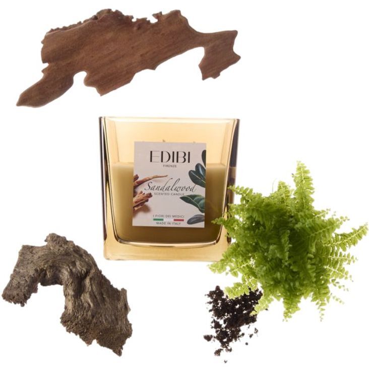 Edibi Firenze Sandalwood Square Candle 500g