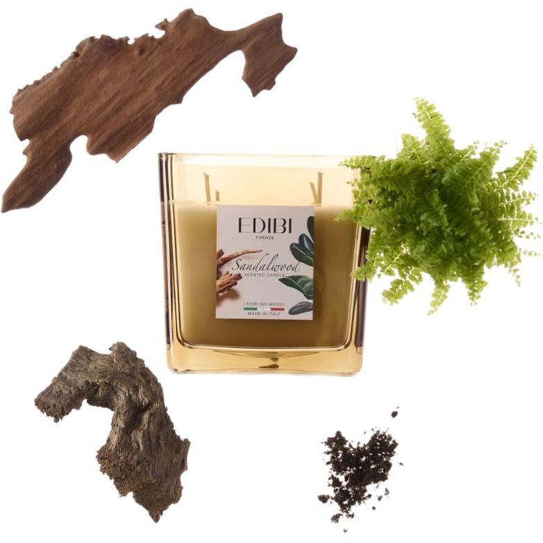 Edibi Firenze Sandalwood Square Candle 1kg