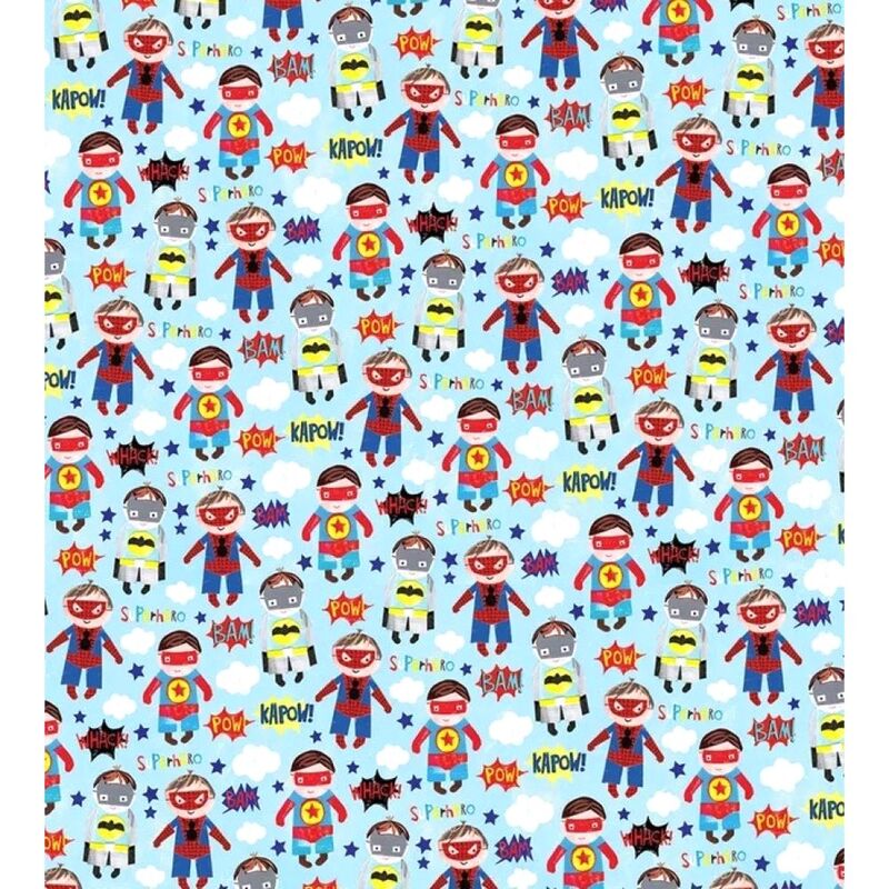 Glick Superheros Wrapping Paper Roll (200 x 70 cm) Glick Superheros Wrapping Paper Roll (200 x 70 cm)