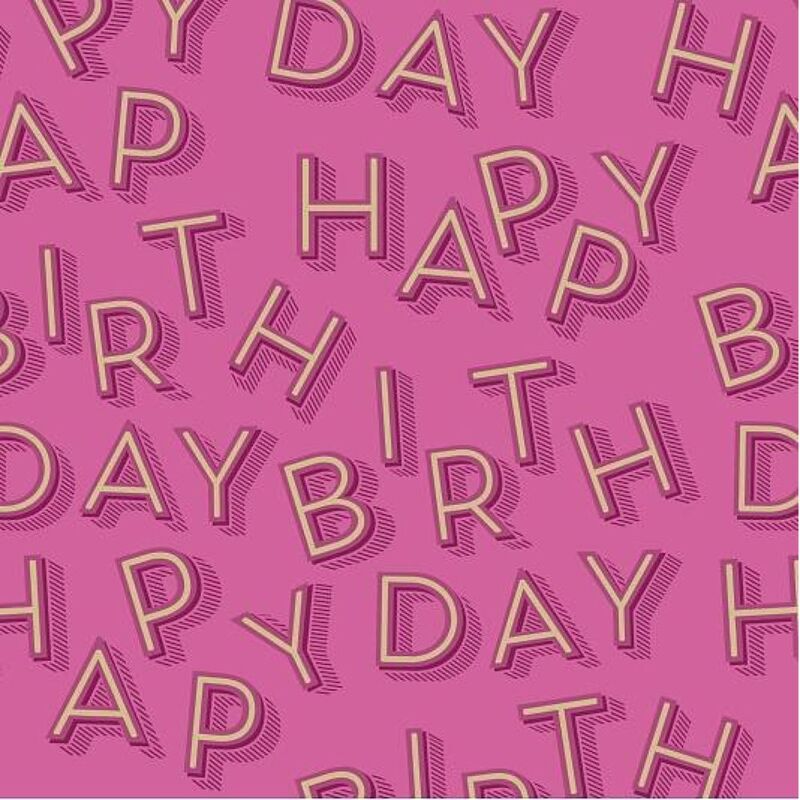 UK Greetings Happy Birthday Pink Wrapping Paper Roll (200 x 70 cm) UK Greetings Happy Birthday Pink Wrapping Paper Roll (200 x 70 cm)