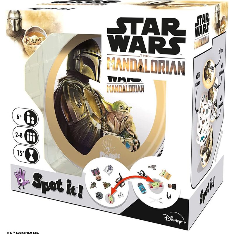 Zygomatic Spot It Star Wars The Mandalorian Card Game