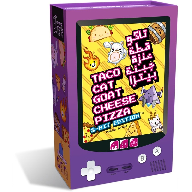 Blue Orange Taco Cat Goat Cheese Pizza 8-Bit Edition Card Game