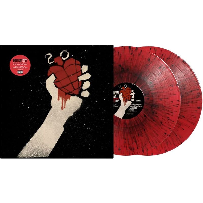 American Idiot 20 (Red Black Splatter Colored Vinyl) (Limited Edition) (2 Discs) | Green Day American Idiot 20 (Red Black Splatter Colored Vinyl) (Limited Edition) (2 Discs) | Green Day