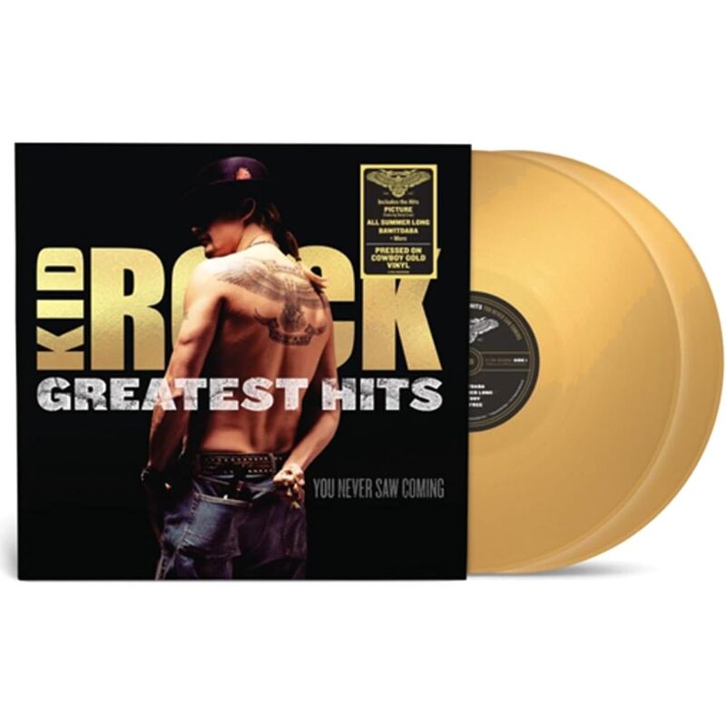 Greatest Hits: You Never Saw Coming (Cowboy Gold Colored Vinyl) (2 Discs) | Kid Rock