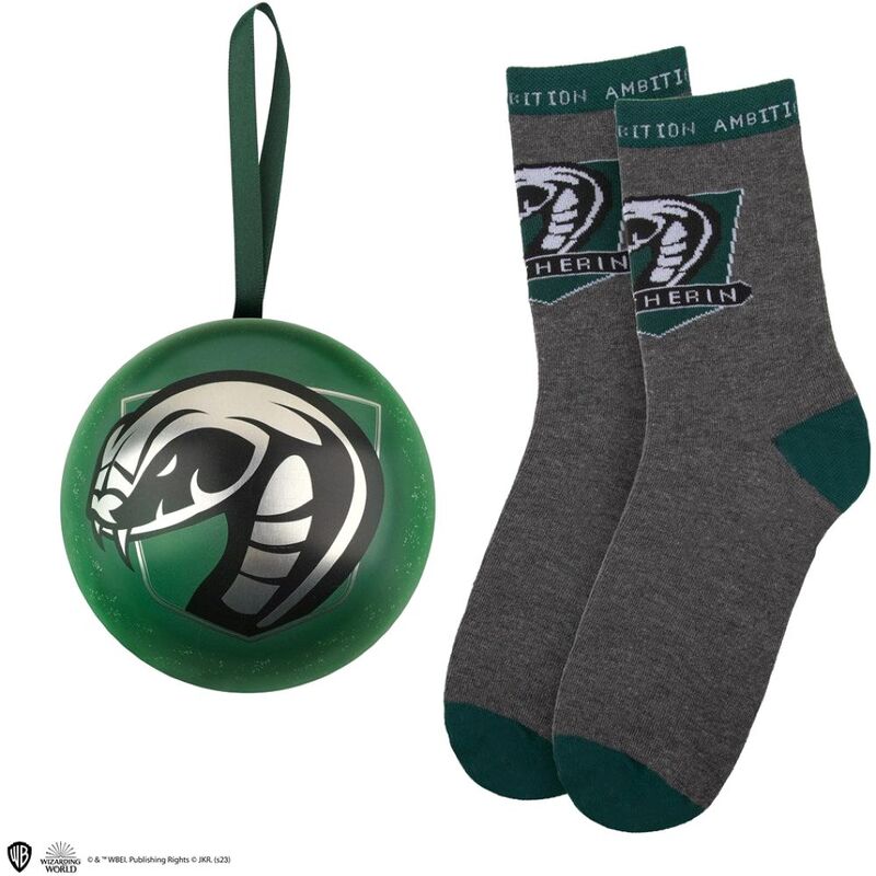 Cinereplicas Harry Potter Holiday Capsule Socks - Slytherin (1 Pair) (Size 35-45) Cinereplicas Harry Potter Holiday Capsule Socks - Slytherin (1 Pair) (Size 35-45)