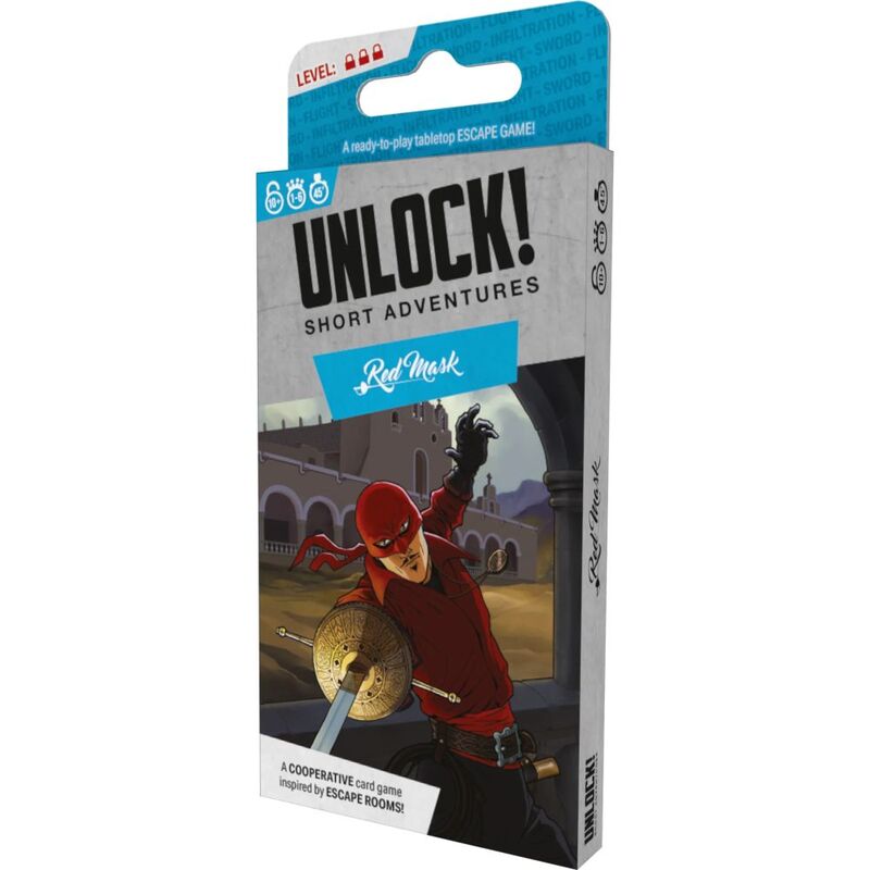 Space Cowboys Unlock! Short Adventures 7 Red Mask Card Game Space Cowboys Unlock! Short Adventures 7 Red Mask Card Game