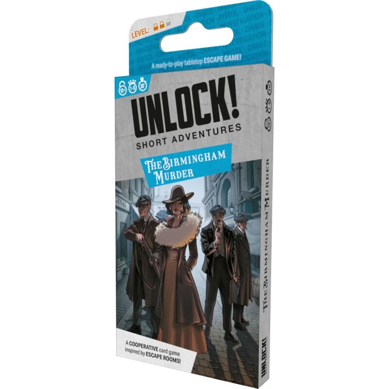 Space Cowboys Unlock! Short Adventures 9 The Birmingham Murder Card Game