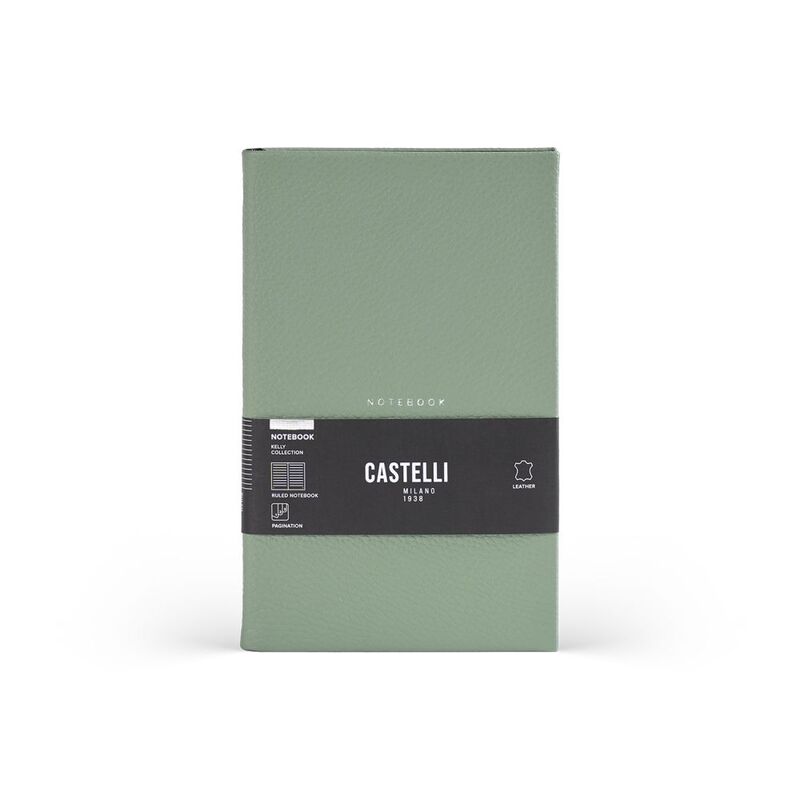 Castelli Notebook Large Ruled Kelly Mint (19 x 25 cm) Castelli Notebook Large Ruled Kelly Mint (19 x 25 cm)