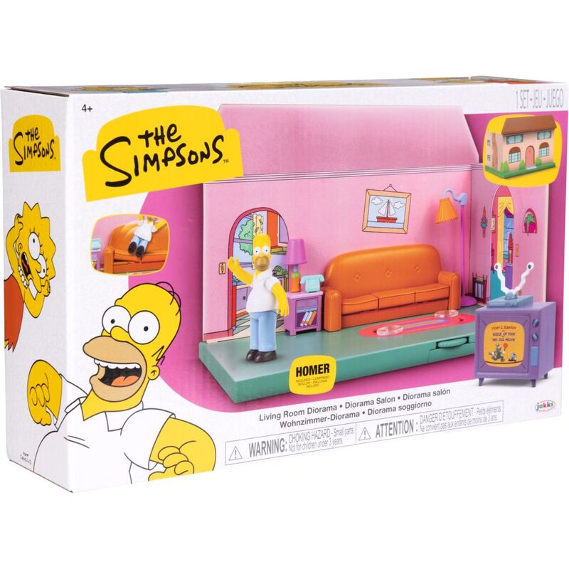 Jakks Pacific The Simpsons Living Room Diorama Playset