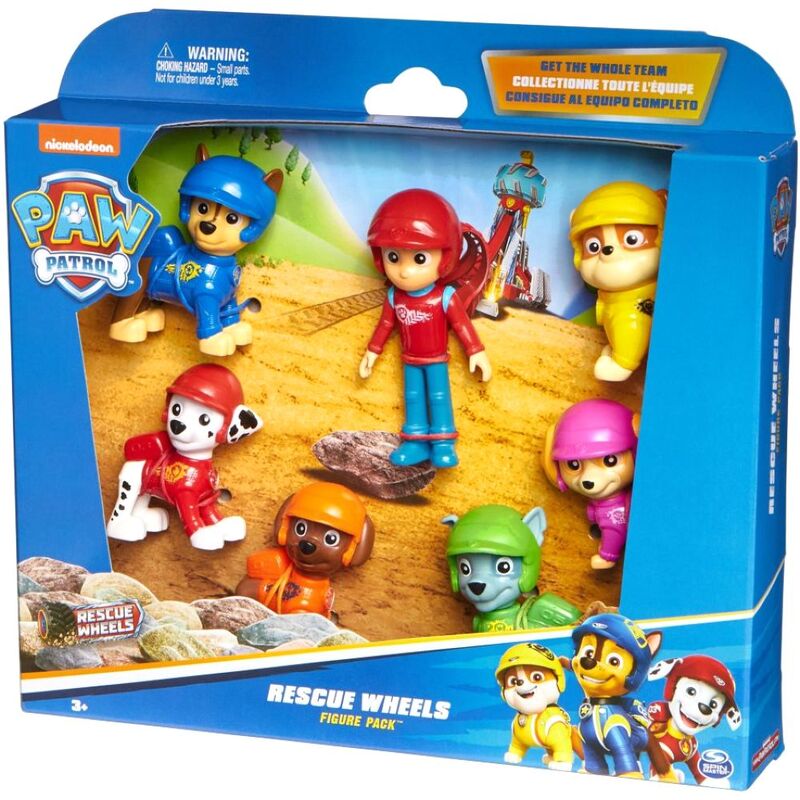 Spin Master Paw Patrol Rescue Wheels Figure Gift Pack (Pack of 7) Spin Master Paw Patrol Rescue Wheels Figure Gift Pack (Pack of 7)