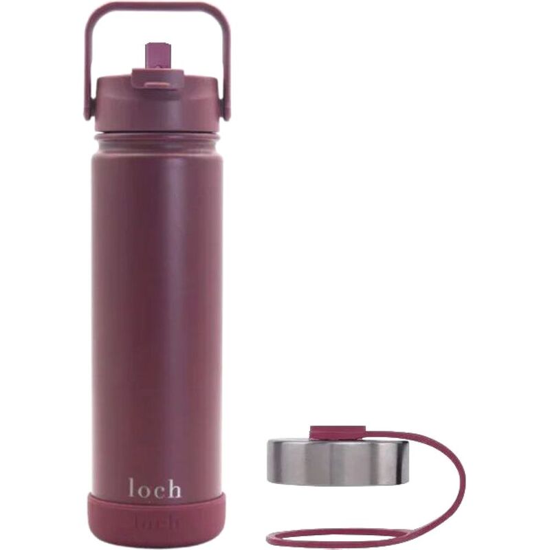 Loch Water Bottle Maroon Red 650ml (22 Oz)