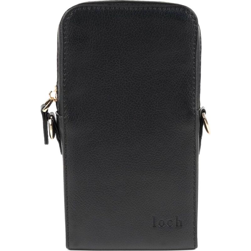 Loch Vegan Leather Pouch Black | Gold Detailing Loch Vegan Leather Pouch Black | Gold Detailing