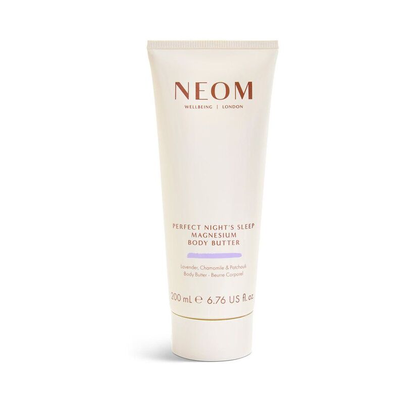 Neom Wellbeing Perfect Night's Sleep Magnesium Body Butter (200ml) - English Lavender / Sweet Basil / Jasmine