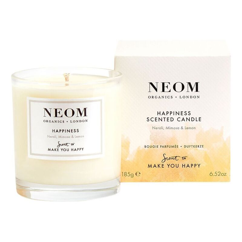 Neom Organics Happiness Scented Candle (185g) - Neroli / Memosa / Lemon