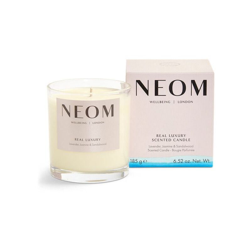 Neom Wellbeing Real Luxury Scented Candle (185g) - Lavender / Jasmine / Brazilian Rosewood Neom Wellbeing Real Luxury Scented Candle (185g) - Lavender / Jasmine / Brazilian Rosewood