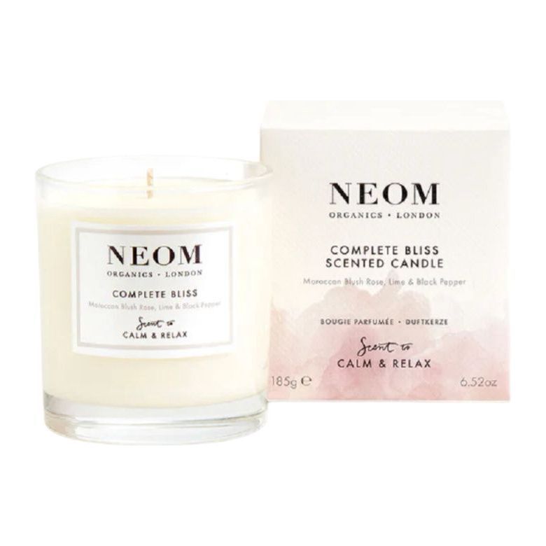 Neom Wellbeing Complete Bliss Scented Candle (185g) - Moroccan Blush Rose / Lime / Black Pepper Neom Wellbeing Complete Bliss Scented Candle (185g) - Moroccan Blush Rose / Lime / Black Pepper