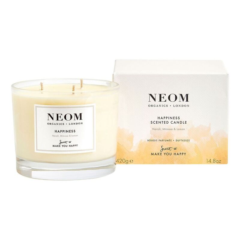 Neom Organics 3 Wick Happiness Scented Candle (420g) - Neroli / Memosa / Lemon