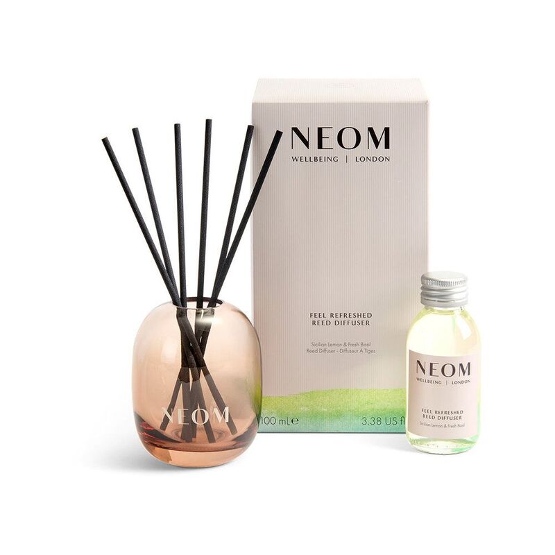 Neom Wellbeing Feel Refreshed Reed Diffuser (100ml) - Sicilian Lemon & Fresh Bali Neom Wellbeing Feel Refreshed Reed Diffuser (100ml) - Sicilian Lemon & Fresh Bali