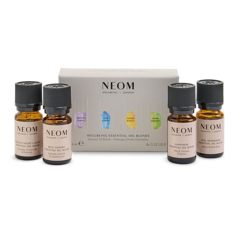 Neom Wellbeing Wellbeing Essential Oil Blends Set (10ml) (Pack of 4)