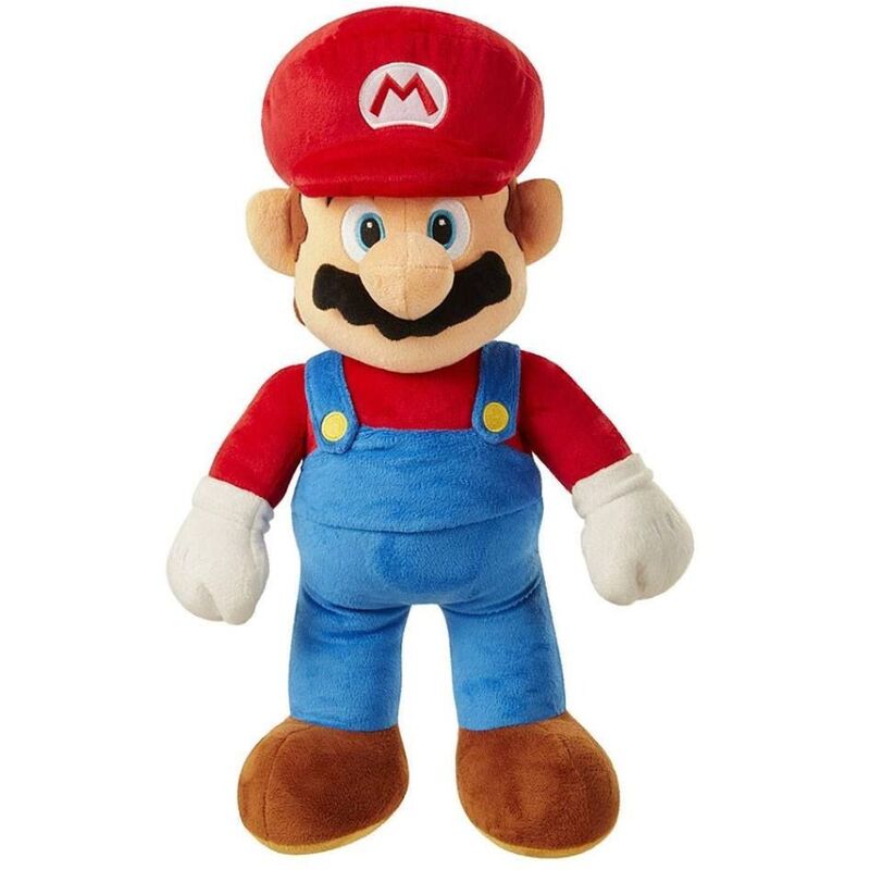 Jakks Pacific World of Nintendo Super Mario Jumbo Mario 20-Inch Plush Jakks Pacific World of Nintendo Super Mario Jumbo Mario 20-Inch Plush