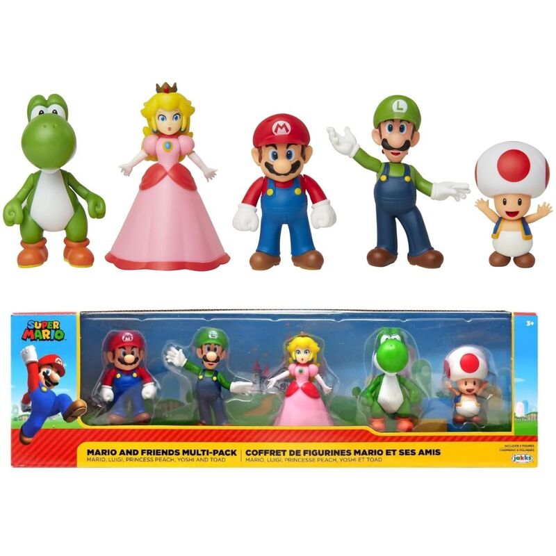 Jakks Pacific Mario and Friends Multi-Pack 2.5-Inch Figures (Pack of 5) Jakks Pacific Mario and Friends Multi-Pack 2.5-Inch Figures (Pack of 5)