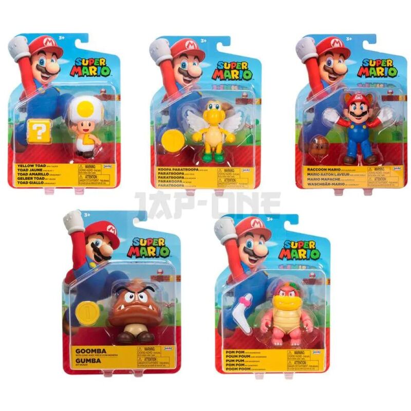 Jakks Pacific Super Mario Wave 37 4-Inch (Assortment - Includes 1) Jakks Pacific Super Mario Wave 37 4-Inch (Assortment - Includes 1)