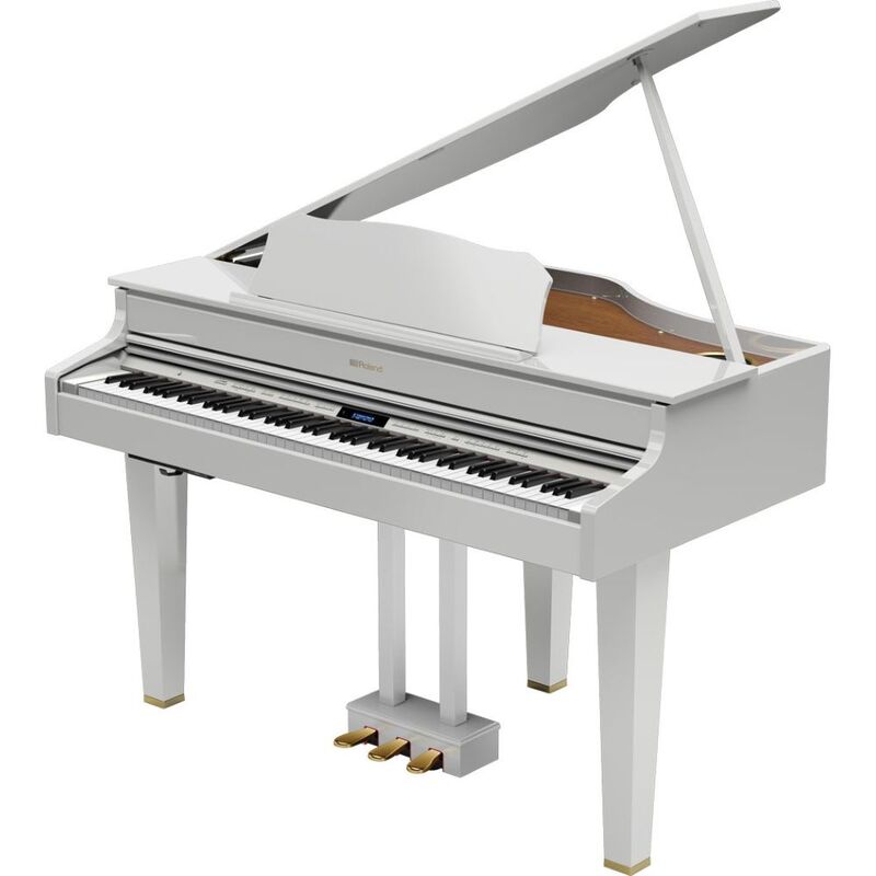 Roland GP-607-PW Digital Grand Piano - Polished White Roland GP-607-PW Digital Grand Piano - Polished White