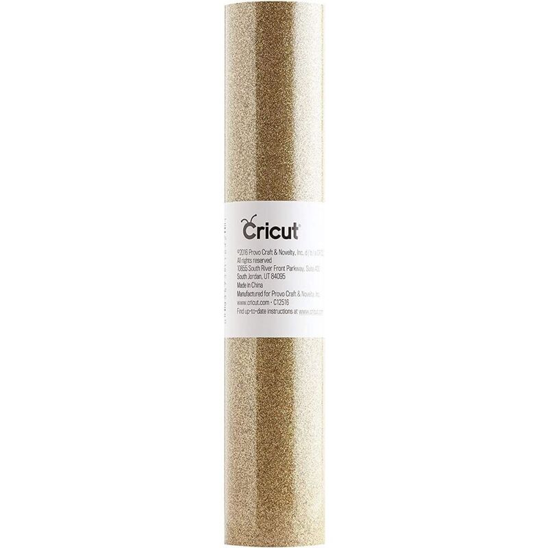 Cricut Glitter Iron-On Roll (30.5 x 48cm) - Gold Cricut Glitter Iron-On Roll (30.5 x 48cm) - Gold