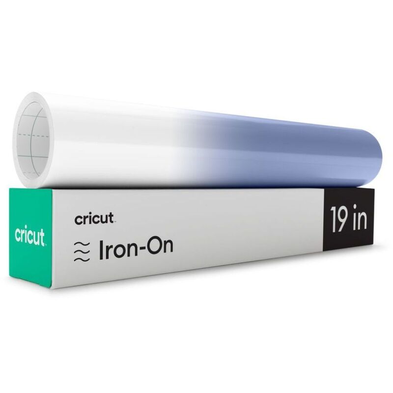 Cricut UC-Activated Color-Changing Iron-On Roll (30.5 x 61cm) - White To Blue Cricut UC-Activated Color-Changing Iron-On Roll (30.5 x 61cm) - White To Blue