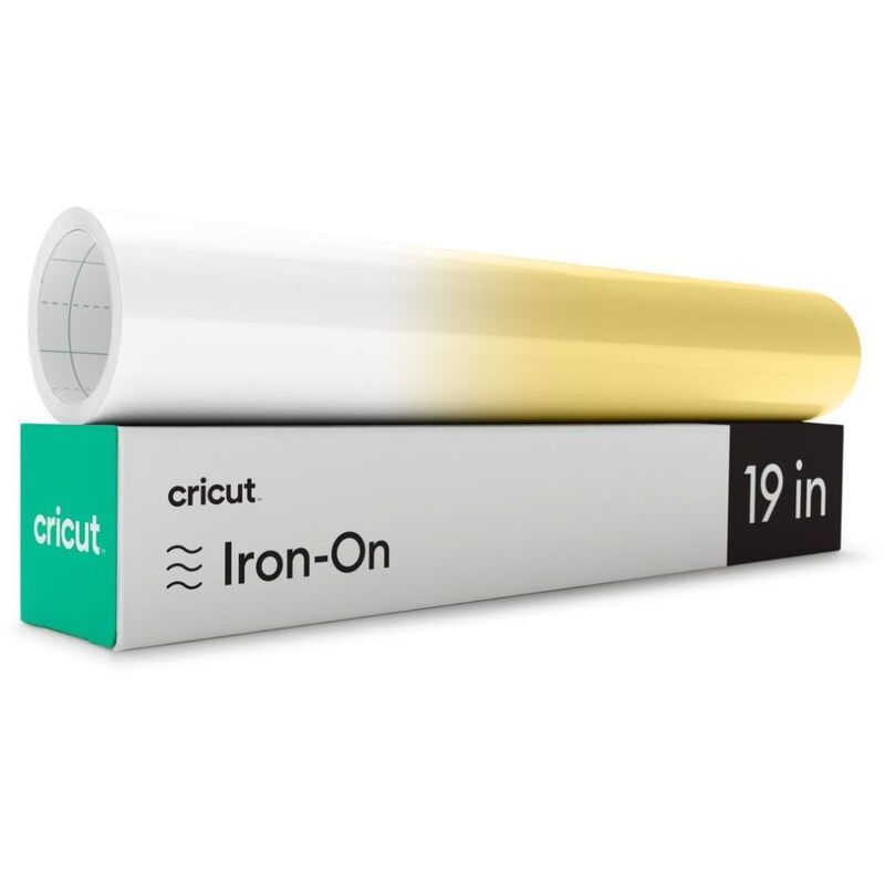 Cricut UC-Activated Color-Changing Iron-On Roll (30.5 x 61cm) - White To Yellow Cricut UC-Activated Color-Changing Iron-On Roll (30.5 x 61cm) - White To Yellow