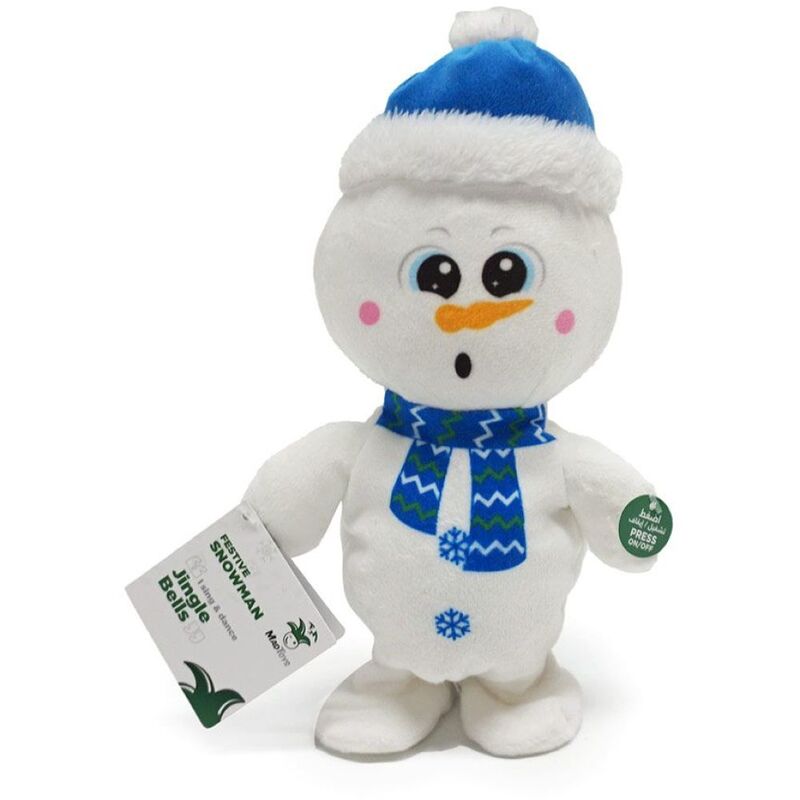 Mad Toys Snowman Walk and Sing Christmas Plush Mad Toys Snowman Walk and Sing Christmas Plush