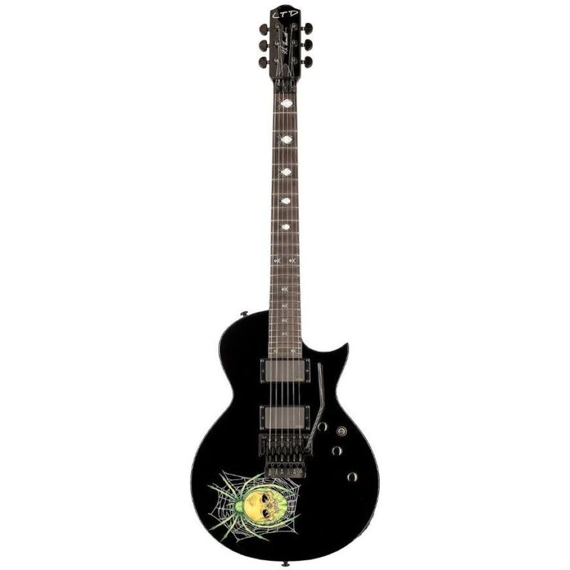 Esp Ltd Lkh3 Kirk Hammett Kh-3 Spider 30Th Anniversary Edition Electric Guitar - Black Esp Ltd Lkh3 Kirk Hammett Kh-3 Spider 30Th Anniversary Edition Electric Guitar - Black