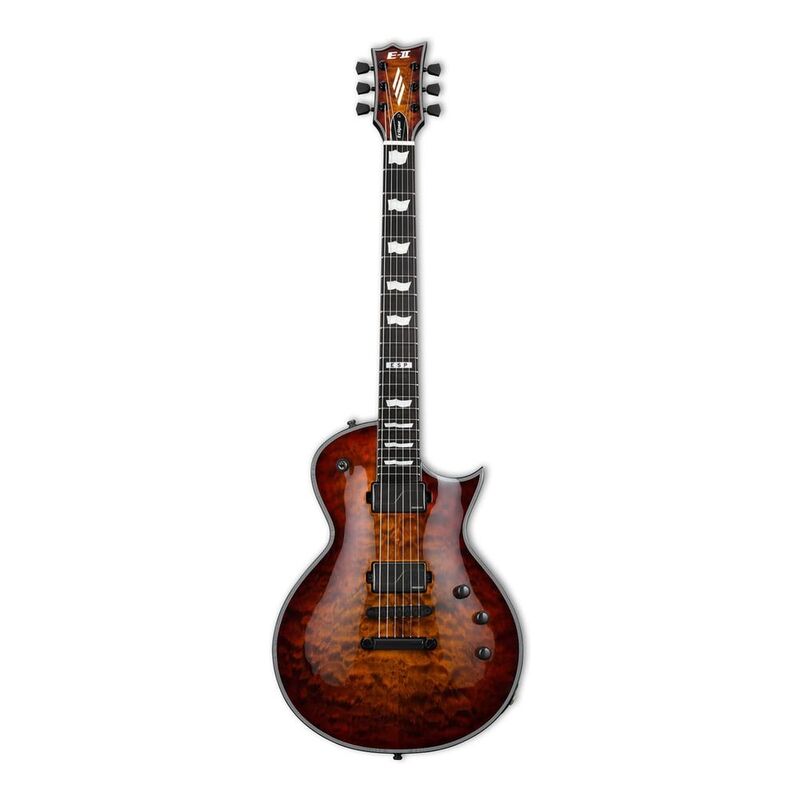 ESP E-Ii Eclipse Series Electric Guitar - Tiger Eye Sunburst ESP E-Ii Eclipse Series Electric Guitar - Tiger Eye Sunburst