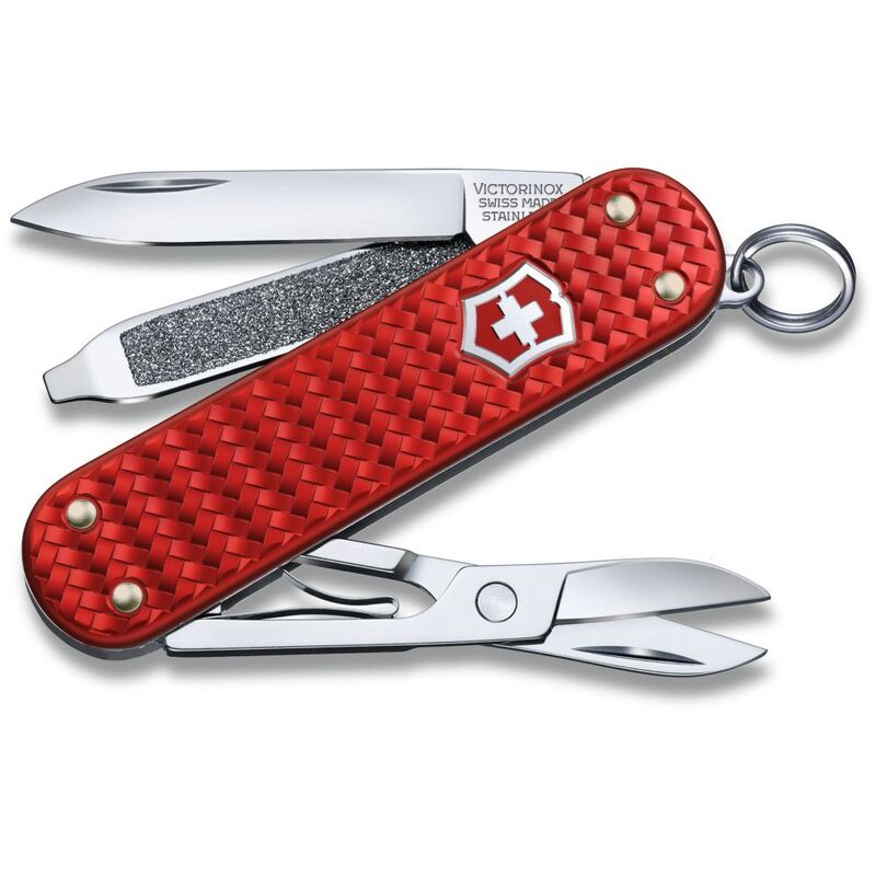 Victorinox - Classic SD Precious ALOX  58mm Pocket Knife - Iconic Red