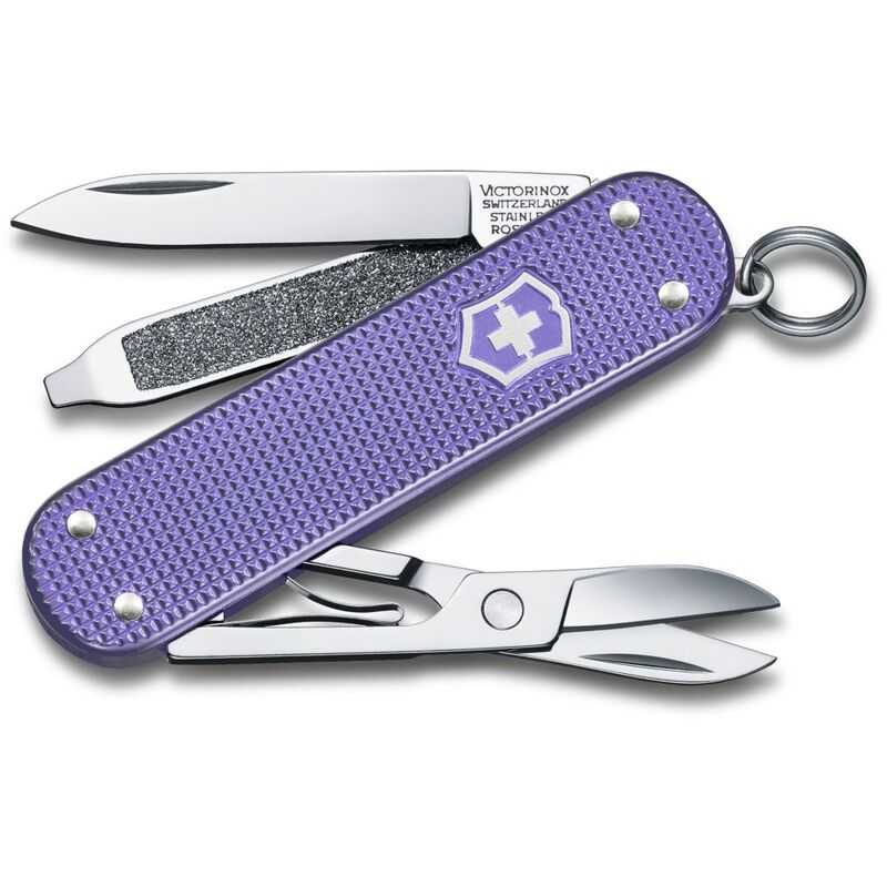 Victorinox - Classic SD ALOX  58mm Pocket Knife - Electric Lavender Victorinox - Classic SD ALOX  58mm Pocket Knife - Electric Lavender