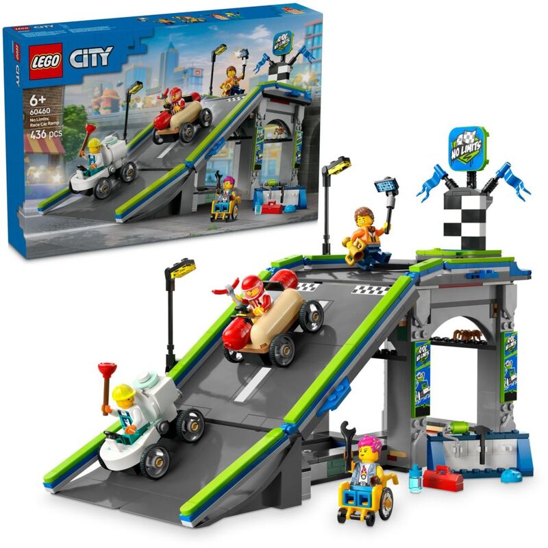 LEGO City No Limits - Race Car Ramp Track 60460 (436 Pieces) LEGO City No Limits - Race Car Ramp Track 60460 (436 Pieces)
