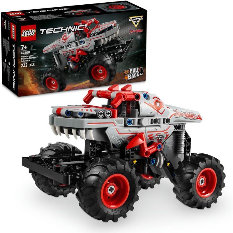 LEGO Technic Monster Jam Thunderroarus Pull-Back 42200 (232 Pieces)