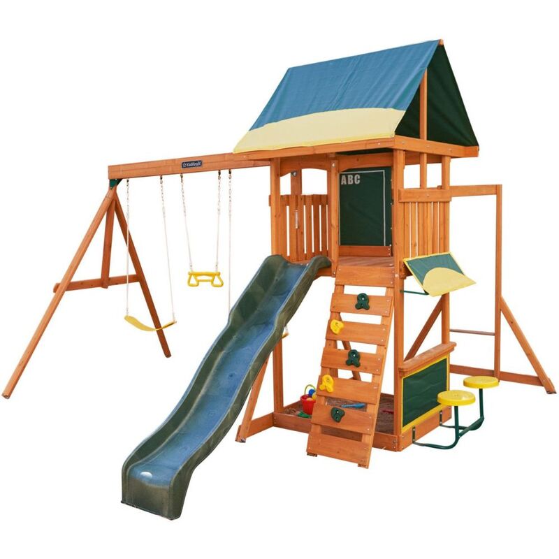 Kidkraft Brightside Wooden Swing Set / Playset Kidkraft Brightside Wooden Swing Set / Playset
