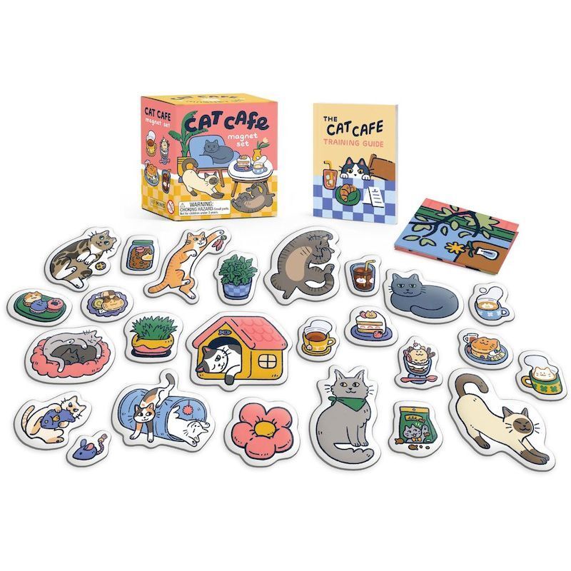 Cat Cafe Magnet Set - Meow! | Alasdair Stuart