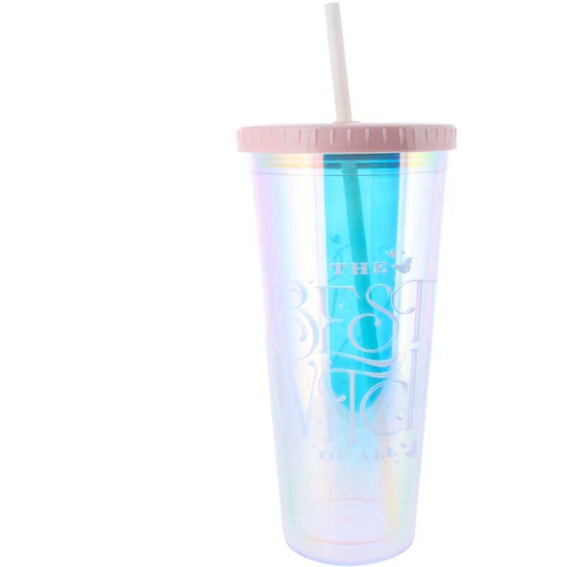 Blueprint Collections Wicked Holographic Beaker & Straw