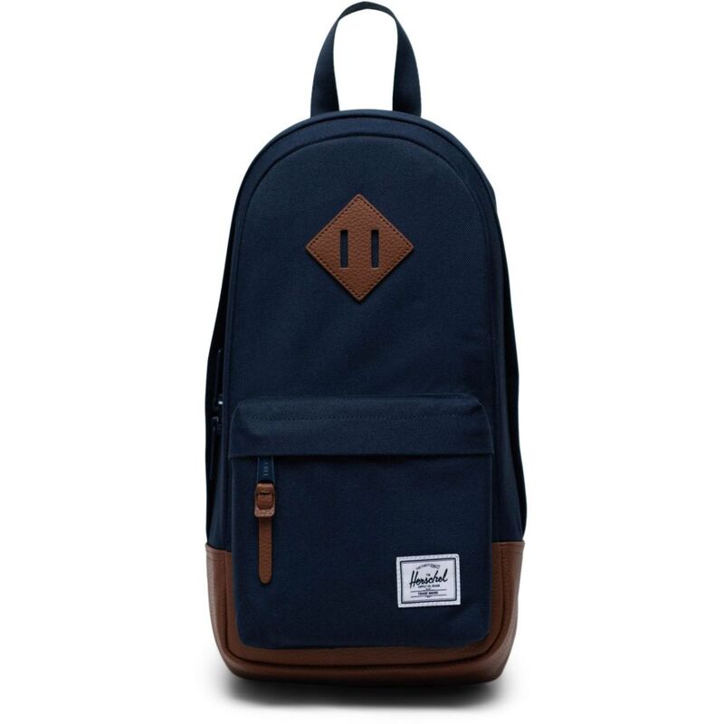 Herschel Heritage Shoulder Bag- Navy/Tan Herschel Heritage Shoulder Bag- Navy/Tan