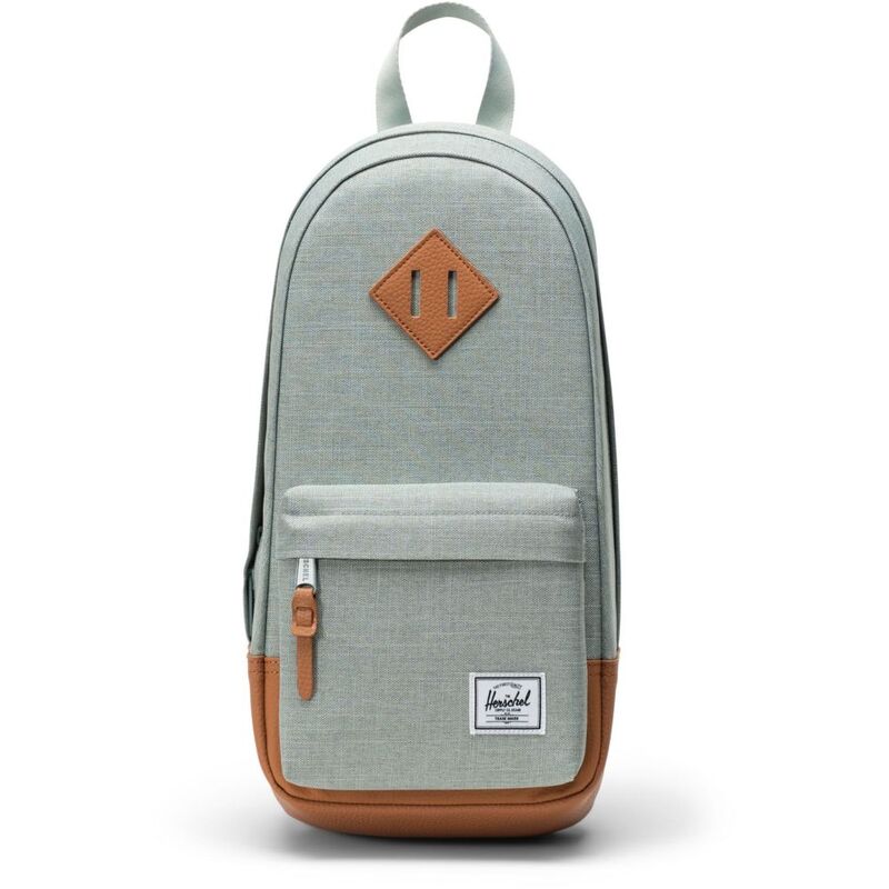 Herschel Heritage Shoulder Bag - Iceberg Green Crosshatch Herschel Heritage Shoulder Bag - Iceberg Green Crosshatch
