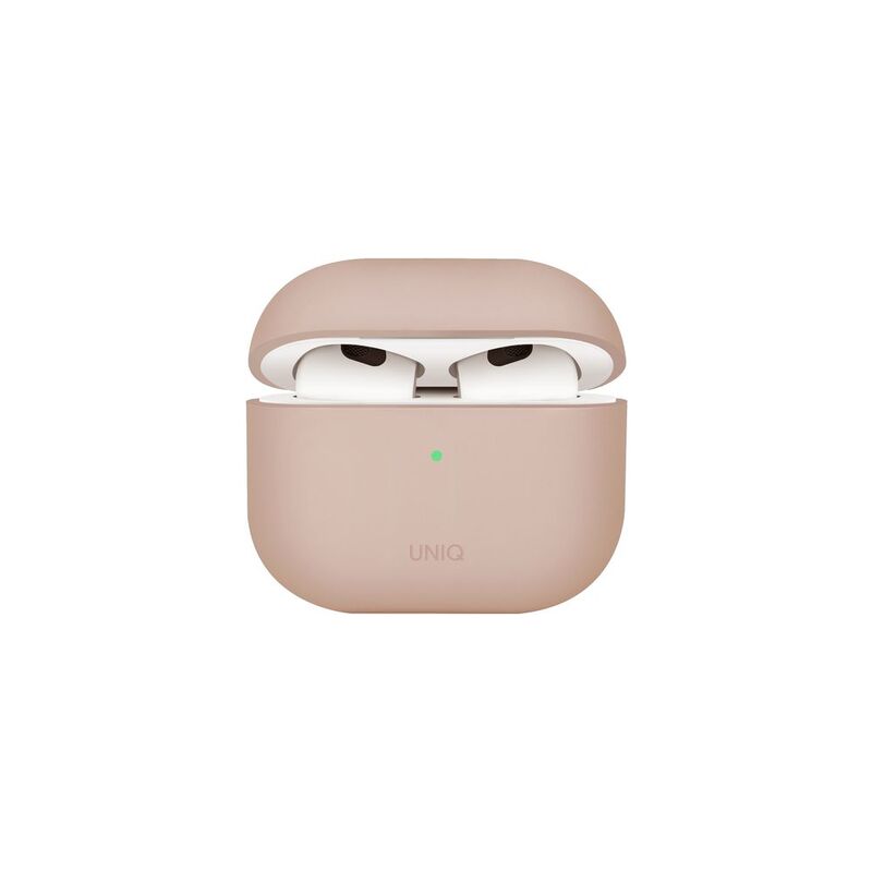 Uniq Lino Hybrid Liquid Silicon Airpods 4th Gen Case - Blush Pink Uniq Lino Hybrid Liquid Silicon Airpods 4th Gen Case - Blush Pink